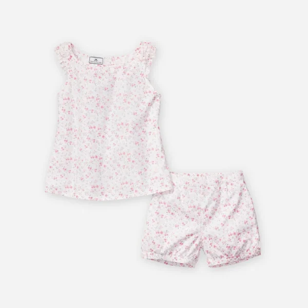Petite Plume™ girls’ Fleur d’Azur Amelie short set