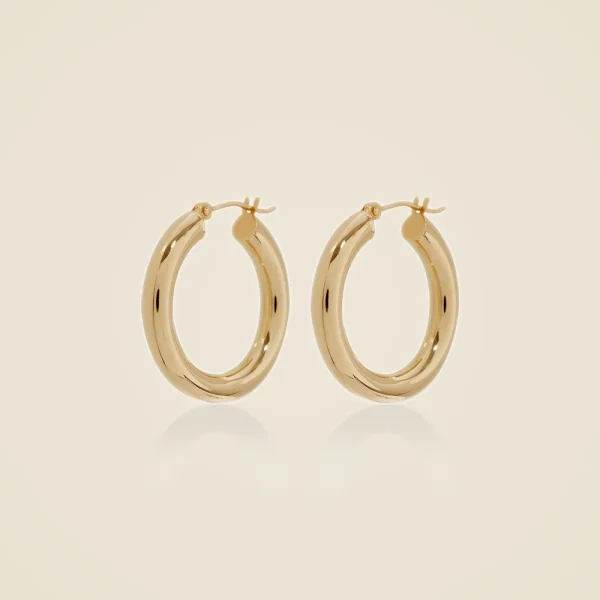 LUV AJ the real deal baby Amalfi hoops