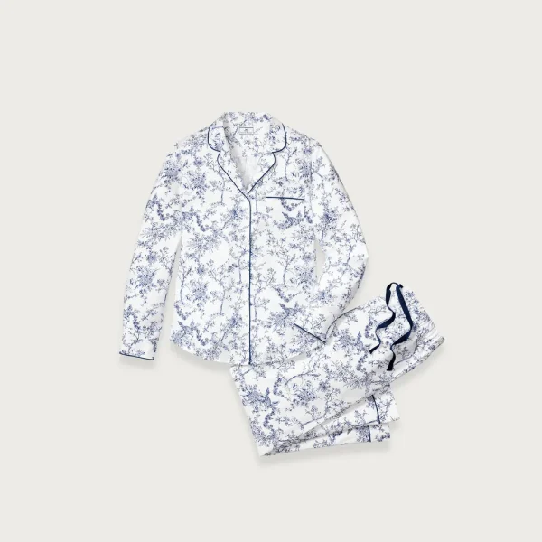 Petite Plume™ women’s pajama set in timeless toile