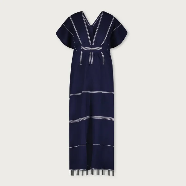 lemlem Gasira V-neck caftan