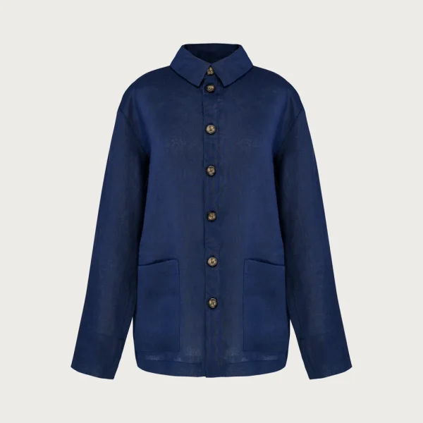 SLEEPER unisex linen shirt
