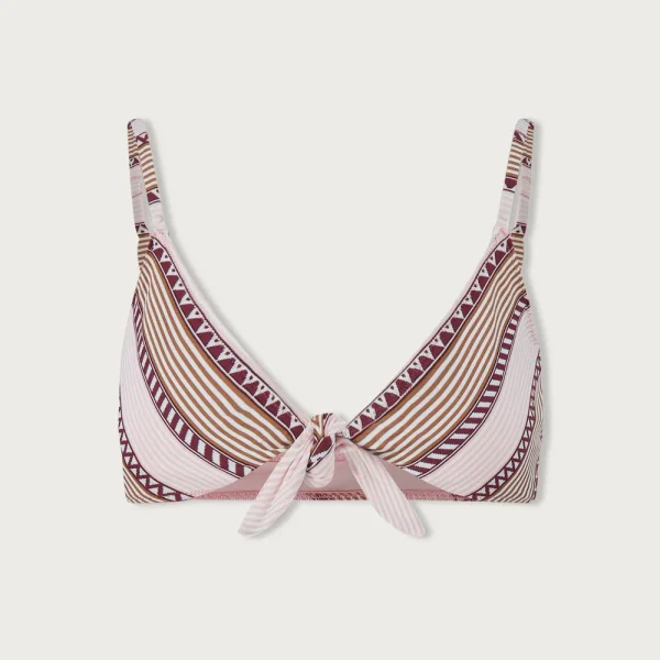 lemlem Sara tie-front bikini top