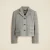 BLACK WHITE GLEN PLAID