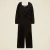 BLACK W GOLD DEWDROP