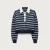 RAY STRIPE NAVY IVORY L